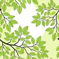 Radiant spring sunlight filtering through leaves seamless tile pattern with fresh greenery concept as Radiant sunlight filtering through leaves creates a seamless tile pattern with Dynamic vector