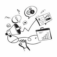 Promotion illustration with copy space for business reports concept as A visually appealing promotion illustration with copy space designed to enhance business reports and presenta Dynamic vector