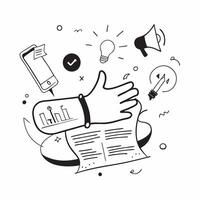 Promotion illustration with space for text and graphics concept as An illustrative promotion design featuring ample space for both text and graphics perfect for illustrating market Dynamic vector