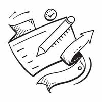 Promotion symbol with copy space for strategic planning concept as A strategic planning oriented promotion symbol with ample copy space ideal for visualizing long term goals object Dynamic vector