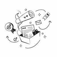 Promotion icon with ample space for text and graphics concept as An iconographic promotion design offering ample space for both text and graphics perfect for illustrating comprehen Dynamic vector