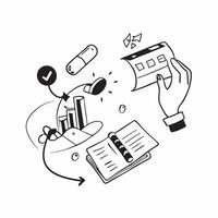 Production illustration with copy space for business reports concept as A visually appealing production illustration with copy space designed to enhance business reports and presen Dynamic Set 4 vector