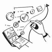 Process improvement illustration with space for text and graphics concept as An illustrative process improvement design featuring ample space for both text and graphics perfect for Dynamic vector