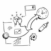 Process improvement icon with ample space for text and graphics concept as An iconographic process improvement design offering ample space for both text and graphics perfect for il Dynamic vector