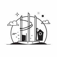 Playground icon with space for motivational quotes concept as A modern playground icon design with ample space for motivational quotes perfect for creating business posters and dig Dynamic vector