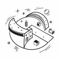 Playground icon with copy space for infographics concept as An infographic ready playground icon with copy space designed to convey complex information and community insights in a Dynamic vector