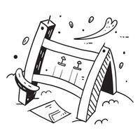 Playground icon with ample space for text and graphics concept as An iconographic playground design offering ample space for both text and graphics perfect for illustrating compreh Dynamic vector