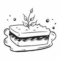 Plant based lasagna concept as High resolution image of a plant based lasagna with a glossy backdrop showcasing a hearty and flavorful vegan meal option in Photo Stock Concept Dynamic vector
