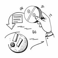 Percentage illustration with copy space for business reports concept as A visually appealing percentage illustration with copy space designed to enhance business reports and presen Dynamic Set 2 vector