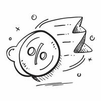 Percentage icon with ample space for text and graphics concept as An iconographic percentage design offering ample space for both text and graphics perfect for illustrating compreh Dynamic vector