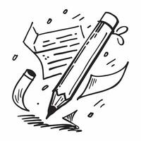 Pencil illustration with copy space for academic reports concept as A visually appealing pencil illustration with copy space designed to enhance academic reports and presentations Dynamic vector