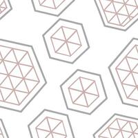 Pastel retro polygon seamless pattern soft hues on white background ideal for wedding invitations concept as Designing seamless tile with retro polygons in soft hues on white backg Dynamic vector