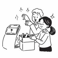 Parents preparing school lunches concept as High resolution image of parents preparing school lunches with a glossy backdrop highlighting their care and effort in getting ready for Dynamic Set 2 vector