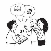 Parents discussing school activities concept as High resolution image of parents discussing school activities with a glossy backdrop highlighting their involvement and planning for Dynamic Set 2 vector