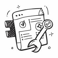 On maintenance symbol with copy space for project planning concept as An artistic rendering of an on maintenance symbol with spacious copy space suitable for project planning goal Dynamic Set 2 vector
