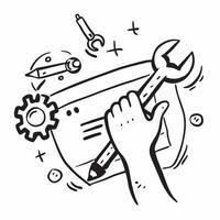 On maintenance illustration with space for text and graphics concept as An illustrative on maintenance design featuring ample space for both text and graphics perfect for illustrat Dynamic vector