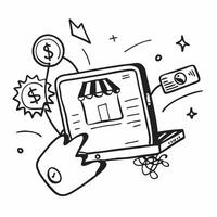 Online summer sale shopping concept as High resolution image of online summer sale shopping with a glossy backdrop showcasing the convenience and excitement of finding deals from t Dynamic Set 2 vector