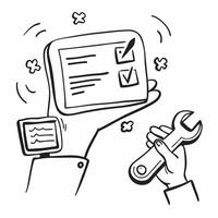 On maintenance illustration with copy space for business reports concept as A visually appealing on maintenance illustration with copy space designed to enhance business reports an Dynamic vector