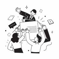 Office workers handling an accident with festive decor concept as High resolution image of office workers managing an accident during working hours juxtaposed with festive decorati Dynamic Set 2 vector