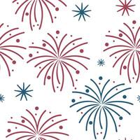 New Year fireworks seamless tile pattern with vibrant colors and sparkling effects for celebratory decor concept as Vibrant fireworks and sparkling effects arranged seamlessly to c Dynamic vector
