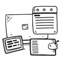Monitor and keyboard icon with copy space for infographics concept as An infographic ready monitor and keyboard icon with copy space designed to convey office setups work environme Dynamic vector