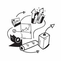 Modern trade icon with copy space for business presentations concept as A modern trade icon design with generous copy space perfect for enhancing business presentations and slidesh Dynamic Set 2 vector