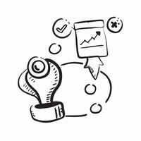 Modern strategy icon with copy space for business presentations concept as A modern strategy icon design with generous copy space perfect for enhancing business presentations and s Dynamic vector