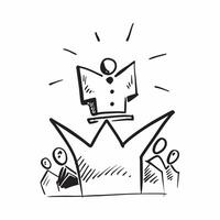 Modern leadership icon with copy space for business presentations concept as A modern leadership icon design with generous copy space perfect for enhancing business presentations a Dynamic vector
