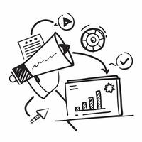 Modern marketing icon with copy space for business presentations concept as A modern marketing icon design with generous copy space perfect for enhancing business presentations and Dynamic vector