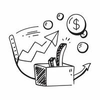 Modern financial growth icon with copy space for business presentations concept as A modern financial growth icon design with generous copy space perfect for enhancing business pre Dynamic vector