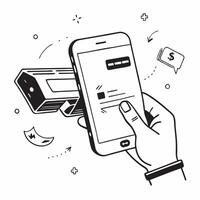 Mobile payment at a fitness center concept as High resolution image of mobile payment at a fitness center with a glossy backdrop showcasing the seamless and efficient transaction p Dynamic Set 2 vector