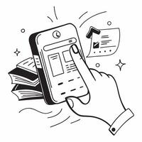 Mobile payment at a library concept as High resolution image of mobile payment at a library with a glossy backdrop highlighting the ease and efficiency of digital transactions for Dynamic vector