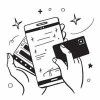 Mobile payment at a festival concept as High resolution image of mobile payment at a festival with a glossy backdrop highlighting the ease and convenience of cashless transactions Dynamic vector