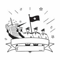 Military parade on Independence Day concept as High resolution image of a military parade on Independence Day with a glossy backdrop showcasing the honor and pride of the nations a Dynamic Set 2 vector