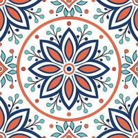Mexican Talavera geometric patterns and vibrant colors seamless tile pattern with traditional flair concept as Traditional flair with Mexican Talavera geometric patterns and vibran Dynamic vector