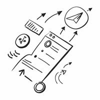 Marketing symbol with copy space for strategic planning concept as A strategic planning oriented marketing symbol with ample copy space ideal for visualizing long term goals object Dynamic vector