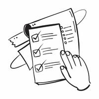Marketing checklist icon with copy space on white background concept as A illustration of a marketing checklist icon with ample copy space on a white background ideal for re Dynamic vector