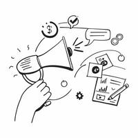 Marketing illustration with copy space for business reports concept as A visually appealing marketing illustration with copy space designed to enhance business reports and presenta Dynamic Set 2 vector