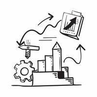 Manufacturing icon with space for motivational quotes concept as A modern manufacturing icon design with ample space for motivational quotes perfect for creating business posters a Dynamic vector