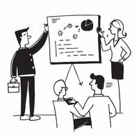 Manager leading a successful strategy session concept as High resolution image of a manager leading a successful strategy session emphasizing leadership collaboration and professio Dynamic vector