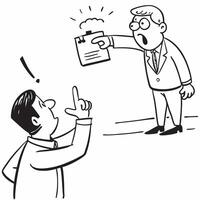 Manager giving urgent instructions during a crisis concept as High resolution image of a manager giving urgent instructions during a crisis with a panicked atmosphere emphasizing l Dynamic vector