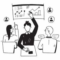Manager leading a successful strategy session concept as High resolution image of a manager leading a successful strategy session emphasizing leadership collaboration and professio Dynamic Set 2 vector