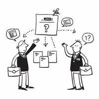 Manager coordinating a response to a supply chain disruption concept as High resolution image of a manager coordinating a response to a supply chain disruption with a panicked atmo Dynamic Set 2 vector