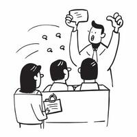Manager addressing safety concerns during a festive meeting concept as High resolution image of a manager addressing safety concerns during a festive office meeting capturing the b Dynamic Set 2 vector