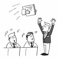Manager addressing a sudden staff shortage concept as High resolution image of a manager addressing a sudden staff shortage with a panicked and stressed atmosphere highlighting urg Dynamic Set 2 vector