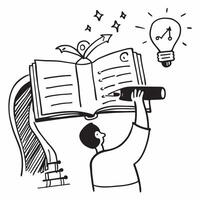 Man reading a motivational book concept as High resolution image of a man reading a motivational book with a glossy backdrop highlighting personal development and growth mindset i Dynamic Set 3 vector