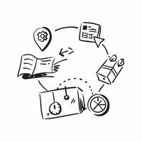 Logistics symbol with copy space for strategic planning concept as A strategic planning oriented logistics symbol with ample copy space ideal for visualizing long term delivery goa Dynamic vector