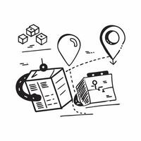 Logistics symbol with copy space for print materials concept as A versatile logistics symbol with ample copy space suitable for print materials like brochures flyers and posters to Dynamic vector