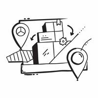 Logistic symbol with copy space for presentations concept as A sleek logistic symbol with ample copy space perfect for business presentations and slideshows that highlight supply c Dynamic vector
