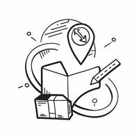 Logistic symbol with copy space for educational materials concept as A sleek logistic symbol with ample copy space perfect for creating educational materials and resources that hig Dynamic vector